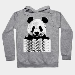 Panda in the building Hoodie